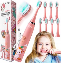 Szczoteczka Aquafresh  SZCZOTECZKA ELEKTRYCZNA DLA DZIECI TEETH-1 RÓŻOWA