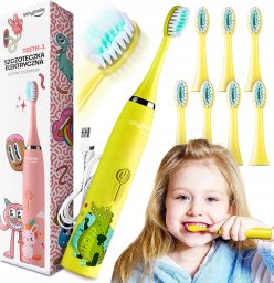 Szczoteczka Aquafresh  SZCZOTECZKA ELEKTRYCZNA DLA DZIECI TEETH-1 ŻÓŁTA