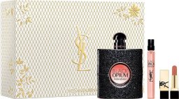 Yves Saint Laurent Black Opium EDP 90ml + EDP 10ml + pomadka do ust