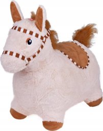 Jokomisiada Pompowany konik skoczek pluszowy do skakania dla dziecka pompka ZA5443 JB