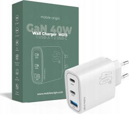 Ładowarka Mobile Origin MO13 1x USB-A 2x USB-C 3 A (FRL-GAN40W-MO13)