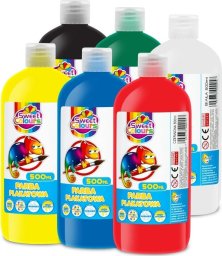 Akson Farby plakatowe w butelkach 500ml (6 kolorów)