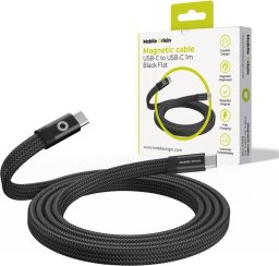 Kabel USB Mobile Origin USB-C - USB-C 1 m Czarny (MCF-USBC-1M-BLK)
