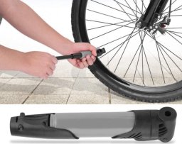 Vorel POMPKA ROWEROWA TELESKOPOWA RĘCZNA PRZENOŚNA MOCNA NA RAMĘ ROWER PODRÓŻNA