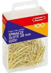Grand Spinacze złote 28 mm, 100 szt. (167480)