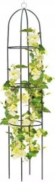 Planta Metalowa pergola ogrodowa 195x38x38cm Okrągła podpora dla roślin pnących