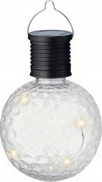 Kaemingk Żarówka solarna plastikowa 7,8x11,2cm Lampka wisząca z ciepłym światłem