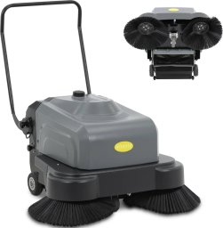 Ulsonix Zamiatarka akumulatorowa 2 szczotki 46 cm 4000 m2/h Zamiatarka akumulatorowa 2 szczotki 46 cm 4000 m2/h