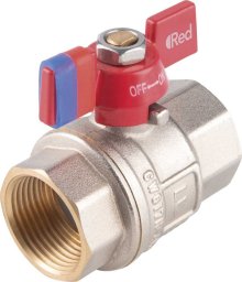 Ferro Zawór kulowy nakrętno-nakrętny z motylkiem 3/4 F-Power Pro