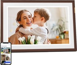 Ramka cyfrowa Arzopa D10 10.1" (ciemny brąz)