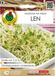 Apte Nasiona na kiełki Len 10g o orzechowym smaku