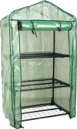 Planta Miniszklarnia balkonowa ogrodowa z pólkami 69x49x25cm Zielona na warzywa