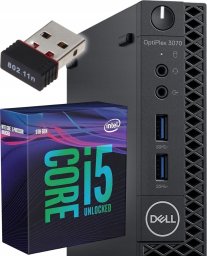 Komputer poleasingowy Dell Komputer Optiplex 3070 Tiny Intel Core i5 8GB DDR4 256GB SSD Windows 11