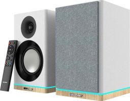 Kolumna Teac GŁOŚNIKI PÓŁKOWE BS-60WH LED BIAŁE (BLUETOOTH, 2x90W, RCA, USB, OPTYCZNE, BASS-REFLEX, PILOT)