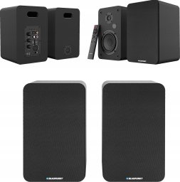 Kolumna Teac GŁOŚNIKI PÓŁKOWE BS-50BK CZARNE (BLUETOOTH, 2x75W, RCA, USB, OPTYCZNE, BASS-REFLEX, PILOT)
