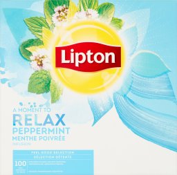 Lipton Herbata ziołowa A Moment To Relax Peppermint 100 kopert