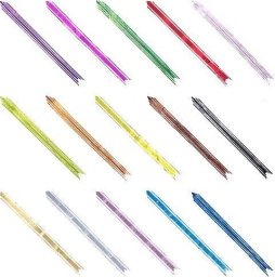 Rozette Wstążka ściągana 3cm mix 12kol (10szt) ROZETTE