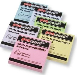 Dalpo Notes samoprzylepny pastel mix 75x75mm 100K
