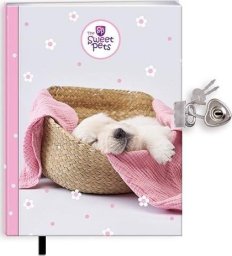 Beniamin Pamiętnik z zakładką i kłódką The sweet pets Pies