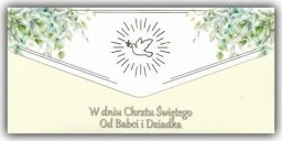 Trend Karnet-koperta Chrzest od Babci i Dziadka