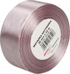 BREWIS Wstążka satynowa pudrowy róż 38mm x 32m