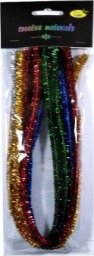 FOLIA Druty chenille metallic 10szt