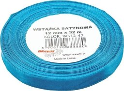 BREWIS Wstążka satynowa turkus 12mmx32m