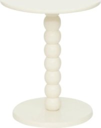 Dekodonia Stolik kawowy, pomocniczy MDF kość słoniowa 38 cm