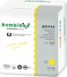 Huggies BAMBIBOO-PIELUCHOMAJTKI Z BAWEŁNĄ R4.22SZT