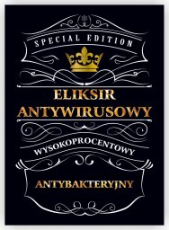 Bimberek ETYKIETA NAKLEJKA NA NALEWKĘ BIMBER WÓDKE 10X - WIRUS