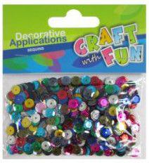 Craft with Fun Cekiny metaliczne kółka 6,5mm (215427)