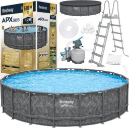 Bestway APX365 Basen stelażowy 610x 132cm pompa drabinka 561KE