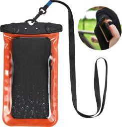 Majestic Sport Etui na telefon CESAR IPX8 Majestic Sport pomarańczowe