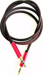 Kabel Mocco Jack 3.5mm - Jack 3.5mm 1m czerwony (4752168079911)