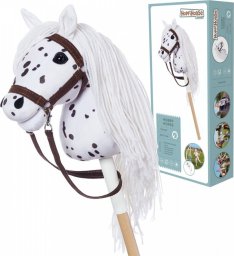 Tootiny Koń na kiju Hobby Horse A4 Leopard - biały