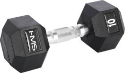 HMS Hantel Hex Pro gumowany 1 x 10 kg