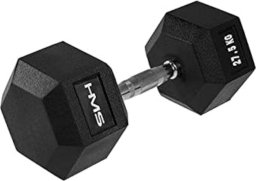 HMS Hantel Hex Pro gumowany 1 x 27.5 kg