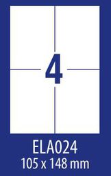 Avery Zweckform ETYK.ZF ECONOMY 105X148MM 024 100ARK ETYKIETA E100 ELA024 - ELA024