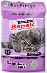 Żwirek dla kota Super Benek Standard Lawenda 25 l