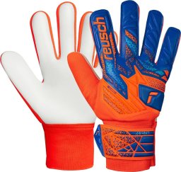 Reusch Rękawice bramkarskie Reusch Attrakt Starter Solid Junior pomarańczowo-niebieskie 5572514 2290 8