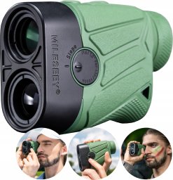 Dalmierz Mileseey DALMIERZ LASEROWY MYŚLIWSKI LORNETKA LUNETA GOLFOWA TRYBY 6xZOOM 1000m ETUI