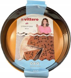 Zwieger Vittero Oro Tortownica okrągła 24x6,8cm