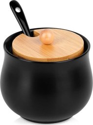 Vilde CUKIERNICA CUKIERNICZKA CERAMICZNA Z ŁYŻECZKĄ CZARNA 139683