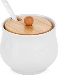 Vilde CUKIERNICA CUKIERNICZKA CERAMICZNA Z ŁYŻECZKĄ BIAŁA 139684