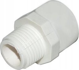 IDMAR IDMAR Złączka PVC 3/4" gwint zewnętrzny system klejony - zimna woda - PVCZKW020XGZ020.301