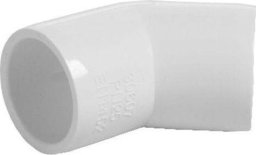 IDMAR IDMAR Kolanko PVC 45 1/2" system klejony - zimna woda; PVCKKW015XKW015-45.301
