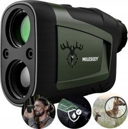Dalmierz Mileseey DALMIERZ LASEROWY MYŚLIWSKI LORNETKA LUNETA GOLFOWA POMIAR KĄTA 6xZOOM ETUI