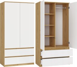 Topeshop Szafa Malwa SS-90 ARTISAN BIEL