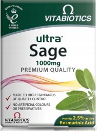Vitabiotics VITABIOTICS_Ultra Sage suplement diety z szałwią 30 tabletek