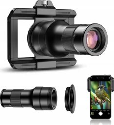Apexel Zestaw Obiektywów APEXEL 2w1 Obiektyw TELE 6x + Makro 150mm do Telefonu / APL-TM6